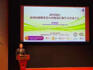 Sabinsa Japan takes part in an Ayurveda event hosted by Japan's Indian Embassy